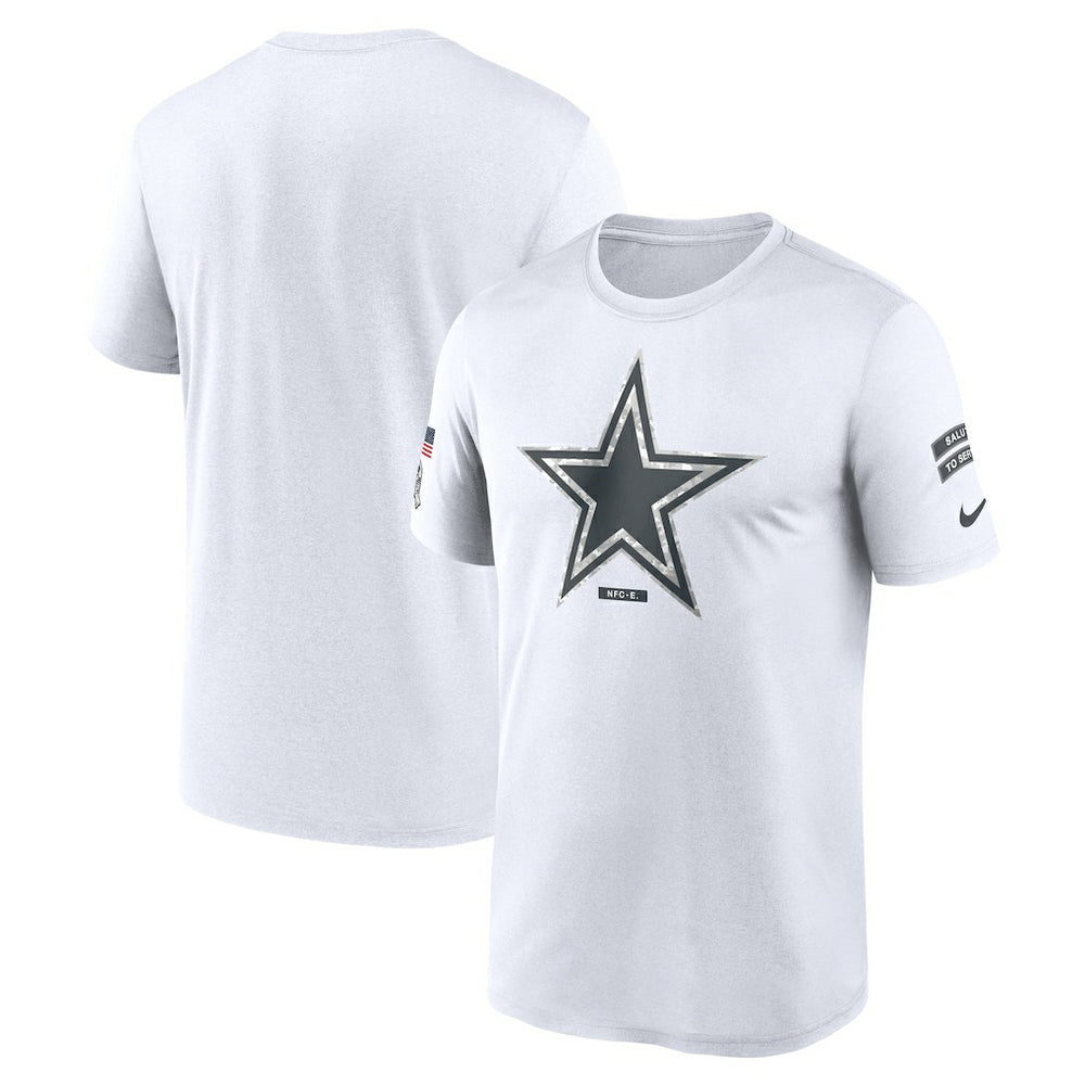 Dallas Cowboys 2024 Salute To Service Legend Performance T-Shirt - White outlet