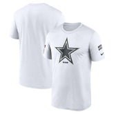 Dallas Cowboys 2024 Salute To Service Legend Performance T-Shirt - White outlet