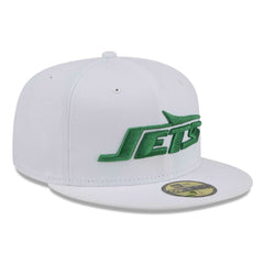 New York Jets New Era Wordmark Omaha 59FIFTY Fitted Hat - White online