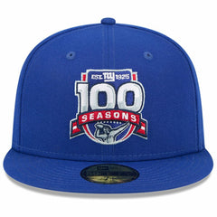 New York Giants New Era 100th Season 59FIFTY Fitted Hat - Royal cheap