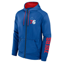 Philadelphia 76ers Baller Defender Performance Full-Zip Hoodie - Royal shop
