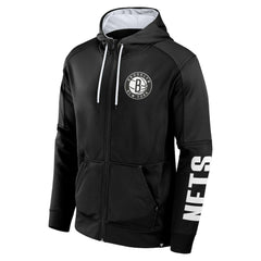 Brooklyn Nets Baller Defender Performance Full-Zip Hoodie - Black discount
