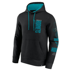 Charlotte Hornets Game Time Crossover Pullover Hoodie - Black sale