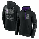 Sacramento Kings Game Time Crossover Pullover Hoodie - Black cheap