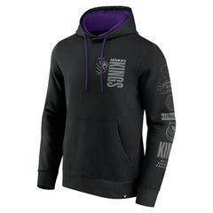 Sacramento Kings Game Time Crossover Pullover Hoodie - Black cheap