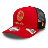 AC Milan New Era Heritage Gold Original Fit 9FIFTY Stretch-Snap Hat on sale - Red