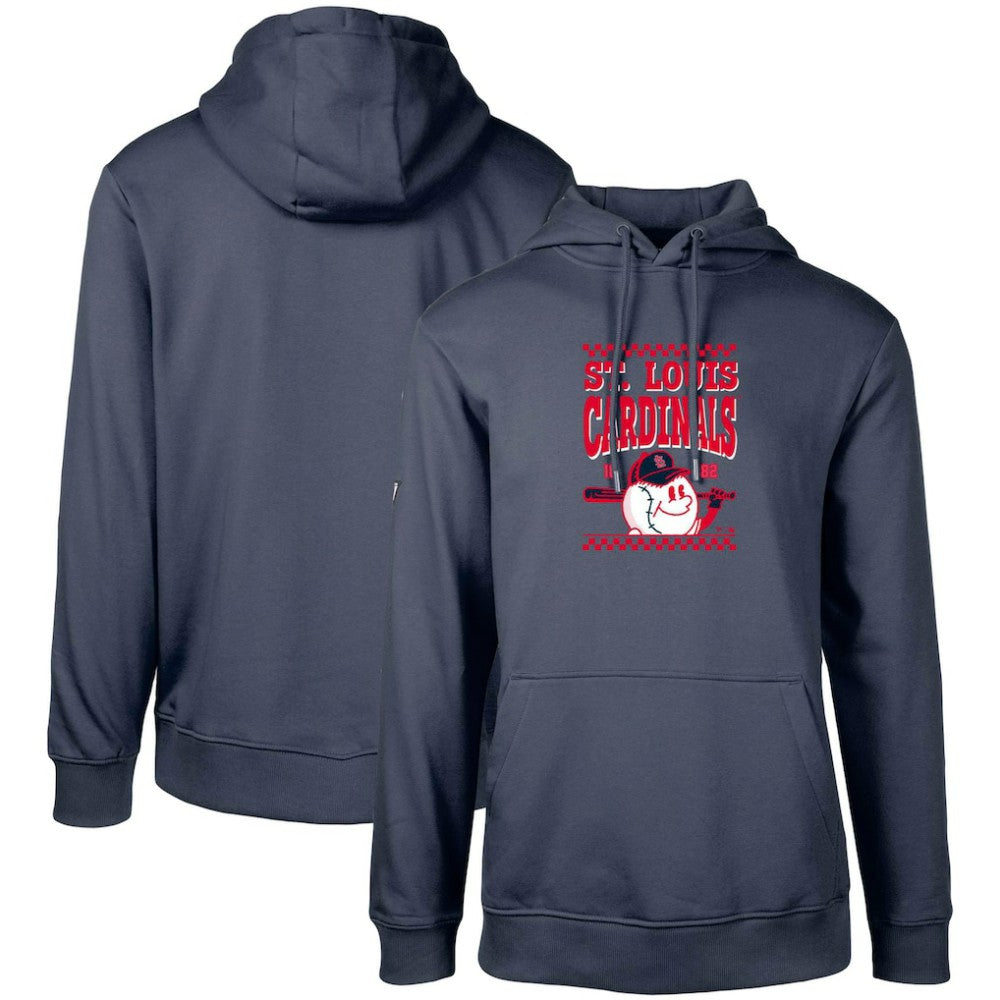 St. Louis Cardinals Levelwear Podium Inaugural Pullover Hoodie Navy