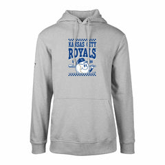 Kansas City Royals Levelwear Podium Inaugural Pullover Hoodie Gray