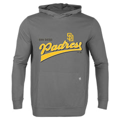 San Diego Padres Levelwear Relay 2.0 Retro Pullover Hoodie Gray