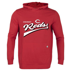 Cincinnati Reds Levelwear Relay 2.0 Retro Pullover Hoodie Red
