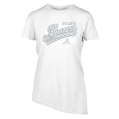 Atlanta Braves Levelwear Women's Birch Sweep T-Shirt White