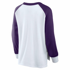 Phoenix Suns Women's Open Lane Waffle Long Sleeve V-Neck T-Shirt - White cheap