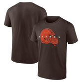 Cleveland Browns Coordinate T-Shirt - Brown for sale