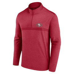 San Francisco 49ers Head-to-Head Quarter-Zip Pullover - Scarlet on sale