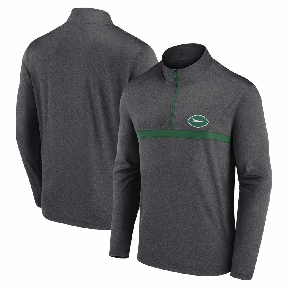 New York Jets Head-to-Head Quarter-Zip Pullover - Heather Charcoal online