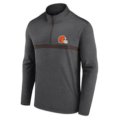 Cleveland Browns Head-to-Head Quarter-Zip Pullover - Charcoal cheap