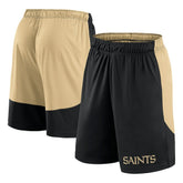 New Orleans Saints Launch Shorts - Black/Gold on sale
