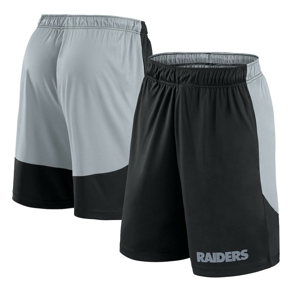 Las Vegas Raiders Launch Shorts - Black/Silver discount