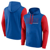 Buffalo Bills Outline Pullover Hoodie - Royal/Red discount