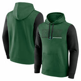 New York Jets Outline Pullover Hoodie - Green/Black discount