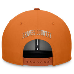 Atlanta Braves Pro Dunk Performance Snapback Hat Orange