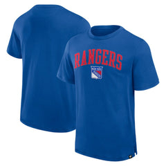 New York Rangers Fanatics Elevated Pima T-Shirt - Royal T-shirts