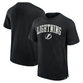 Tampa Bay Lightning Fanatics Elevated Pima T-Shirt - Black T-shirts