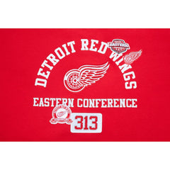Detroit Red Wings Pro Standard Women's Area Code Cropped Pullover Sweatshirt - Red Sweatshirts