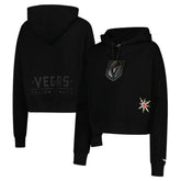 Vegas Golden Knights Pro Standard Women's Jewels Cropped Pullover Hoodie - Black Hoodies