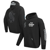 Seattle Kraken Pro Standard Paint the City Pullover Hoodie - Black Hoodies
