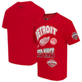 Detroit Red Wings Pro Standard Turn It Up T-Shirt - Red T-shirts