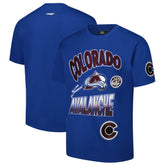 Colorado Avalanche Pro Standard Turn It Up Dropped Shoulder T-Shirt - Blue T-shirts