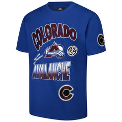 Colorado Avalanche Pro Standard Turn It Up Dropped Shoulder T-Shirt - Blue T-shirts
