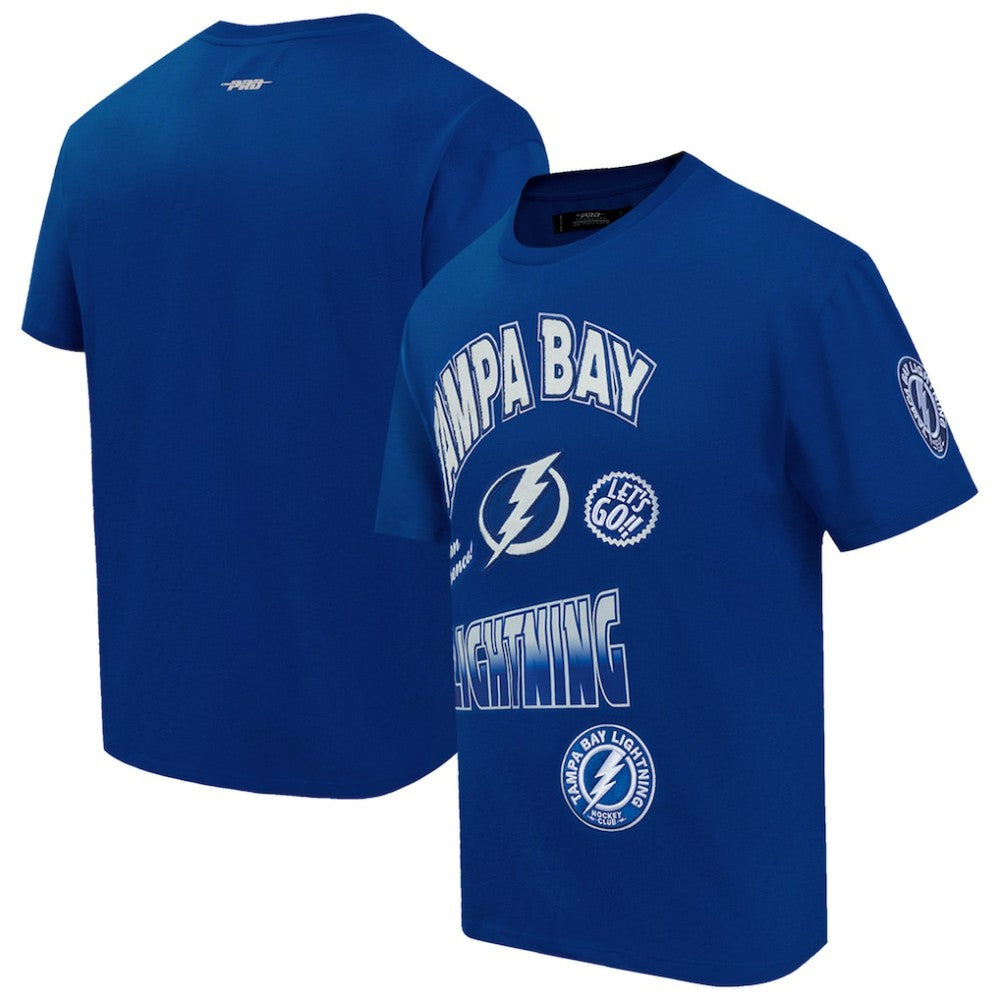 Tampa Bay Lightning Pro Standard Turn It Up T-Shirt - Blue T-shirts