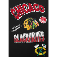 Chicago Blackhawks Pro Standard Turn It Up Dropped Shoulder T-Shirt - Black T-shirts