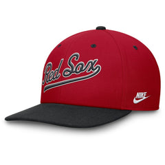 Boston Red Sox Cooperstown Collection Pro Performance Snapback Hat Red/Navy