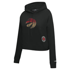 Toronto Raptors Pro Standard Women's Jewels Cropped Pullover Hoodie - Black discount