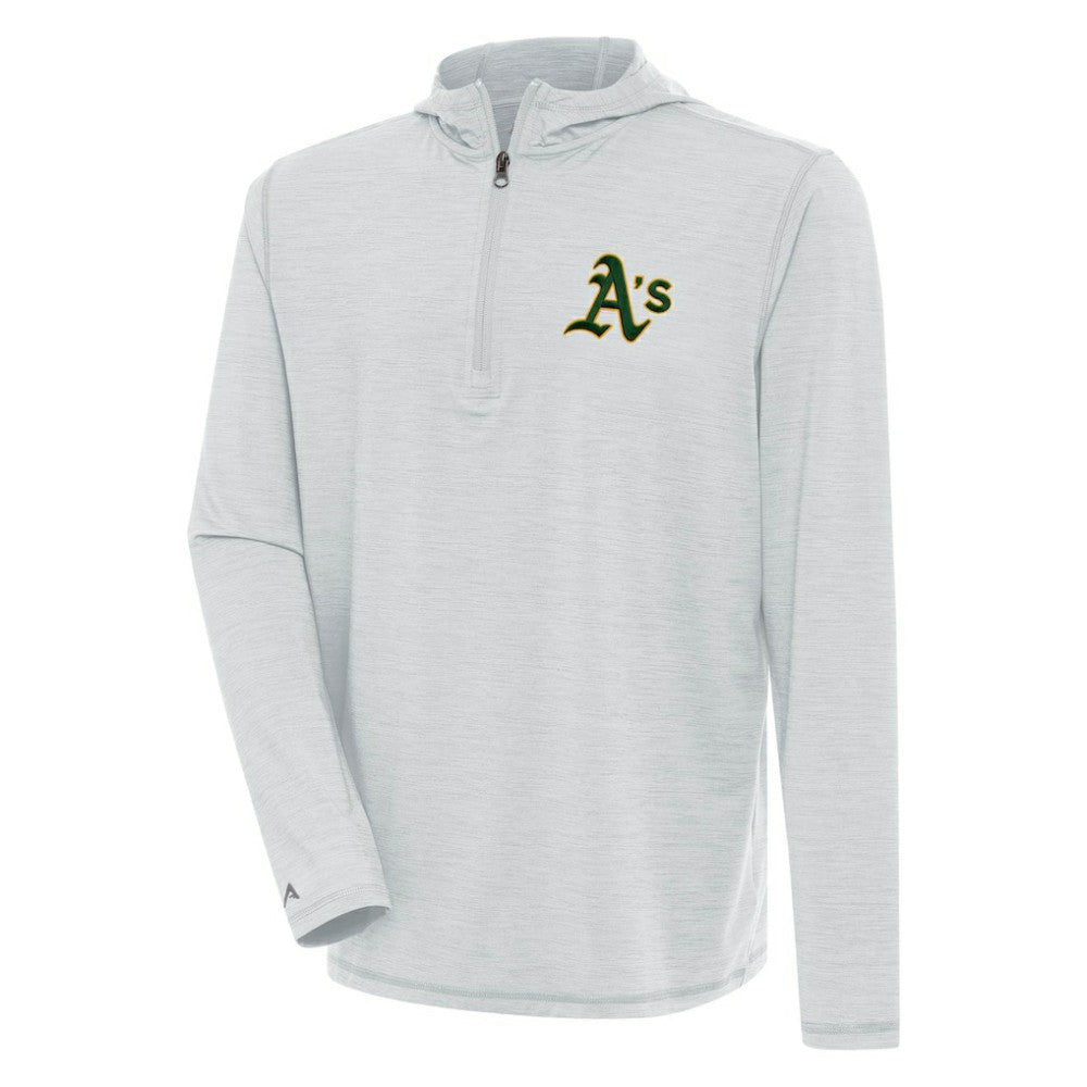 Athletics Antigua Tidy Quarter-Zip Hoodie Heather Gray