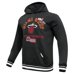 Miami Heat Pro Standard Area Code Pullover Hoodie - Black on sale