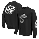 Miami Heat Pro Standard Paint the City Drop Shoulder Sweatshirt - Black online