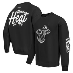 Miami Heat Pro Standard Paint the City Drop Shoulder Sweatshirt - Black online