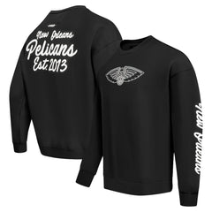 New Orleans Pelicans Pro Standard Paint the City Drop Shoulder Sweatshirt - Black online
