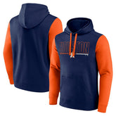 Houston Astros Outline Fleece Pullover Hoodie Navy