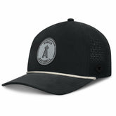 Los Angeles Angels Front Office Performance A-Frame Adjustable Hat Black