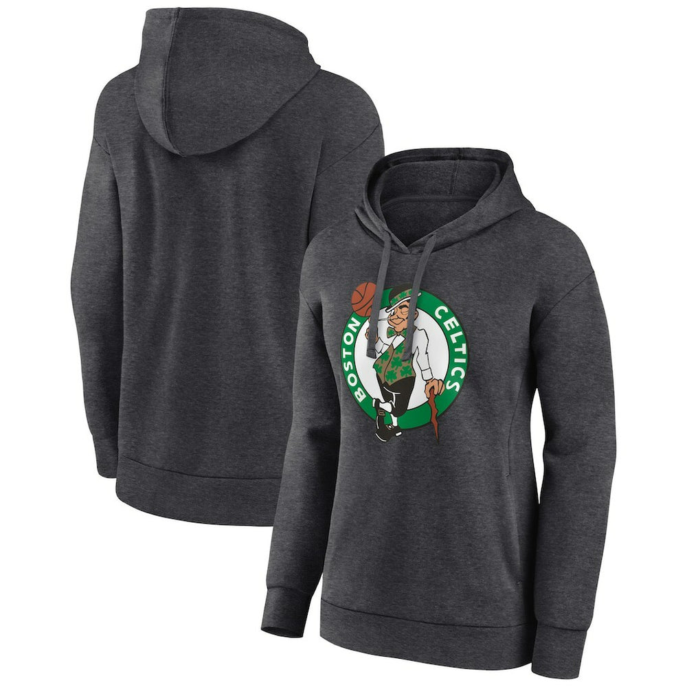 Boston Celtics Women's Primary Logo Pullover Hoodie - Charcoal shop