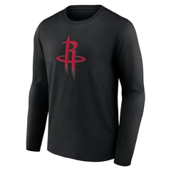Houston Rockets Primary Logo Long Sleeve T-Shirt - Black online