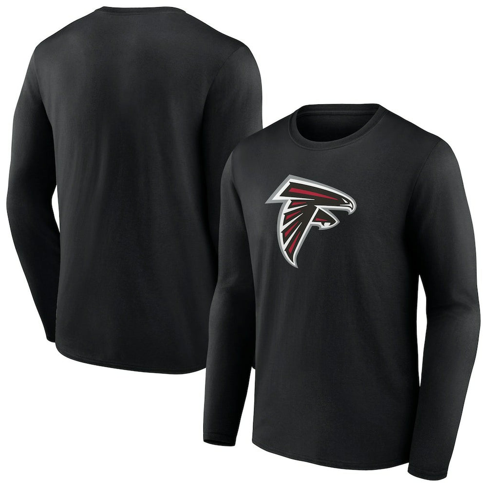 Atlanta Falcons Primary Logo Long Sleeve T-Shirt - Black online