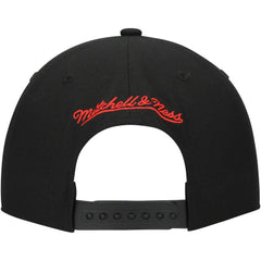 Washington Capitals Mitchell & Ness Core Team Script 2.0 Snapback Hat - Black Hats
