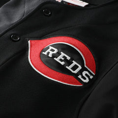 Ken Griffey Jr. Cincinnati Reds Cooperstown Collection Authentic Mesh Batting Practice Jersey Black