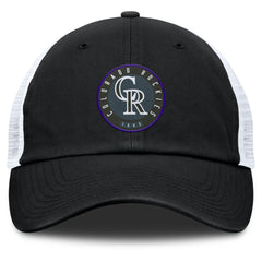 Colorado Rockies Averies Adjustable Hat Black/White